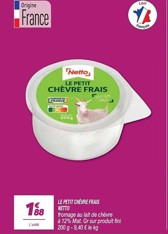 LE PETIT CHÈVRE FRAIS NETTO