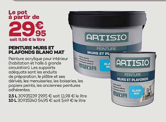 Le pot à partir de 29€95