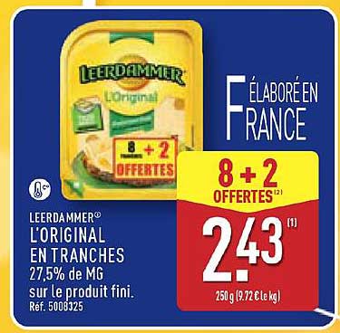 LEERDAMMER L'ORIGINAL EN TRANCHES