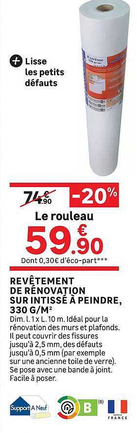 Lisse les petits défauts