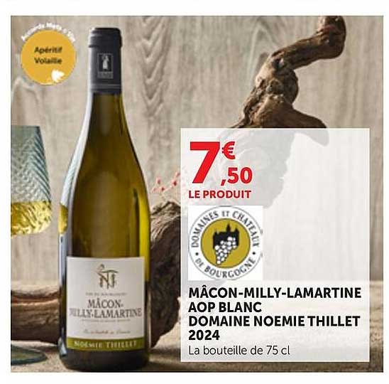 MÂCON-MILLY-LAMARTINE AOP BLANC DOMAINE NOEMIE THILLET 2024