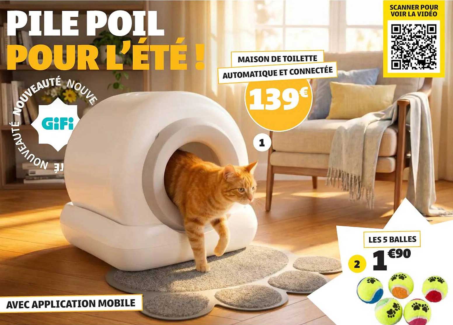 MAISON DE TOILETTE AUTOMATIQUE ET CONNECTÉE