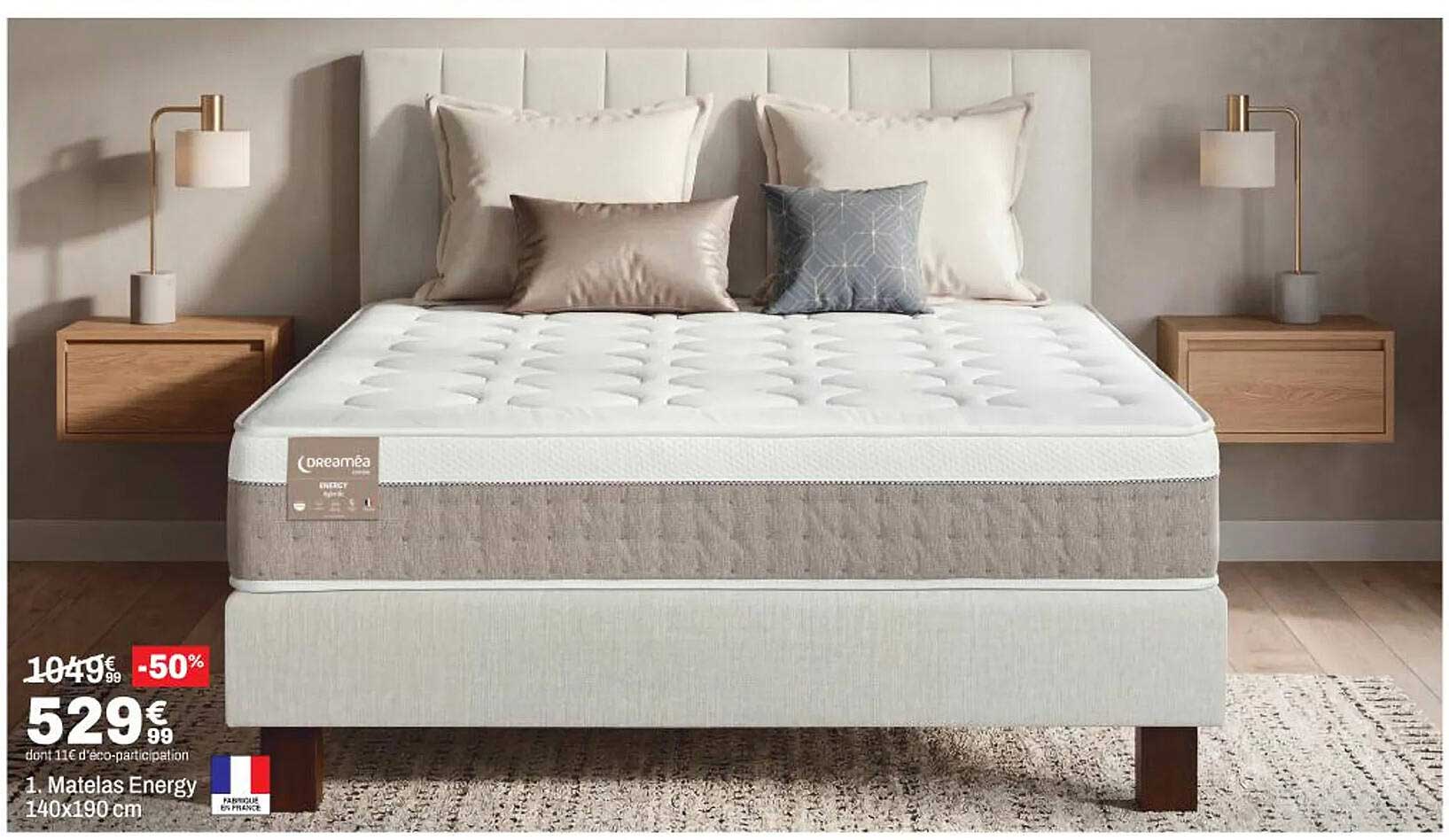 Matelas Energy 140x190 cm