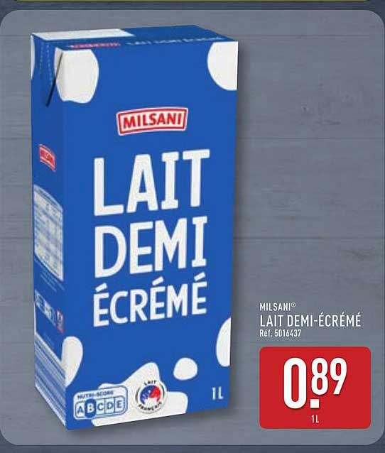 MILSANI LAIT DEMI-ÉCRÉMÉ