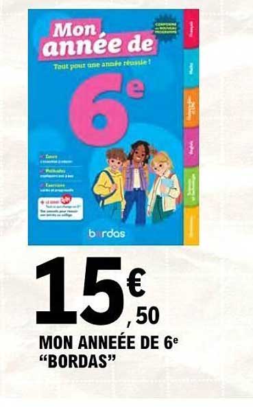 Mon année de 6e “BORDAS”