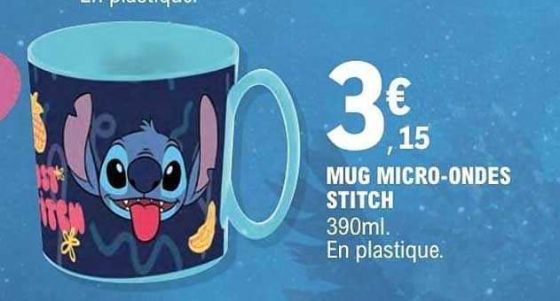 MUG MICRO-ONDES STITCH