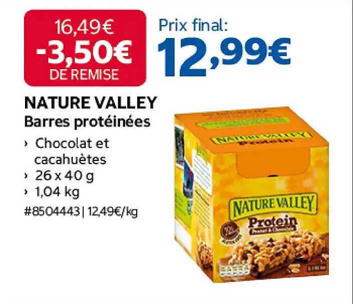 NATURE VALLEY Barres protéinées
