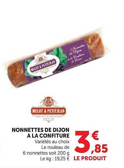 NONNETTES DE DIJON A LA CONFITURE