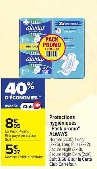 PACK PROMO 2 x 30