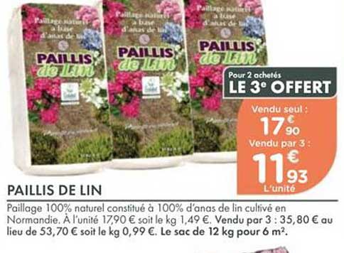 PAILLIS DE LIN