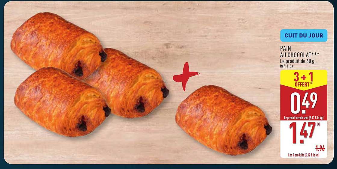 PAIN AU CHOCOLAT***