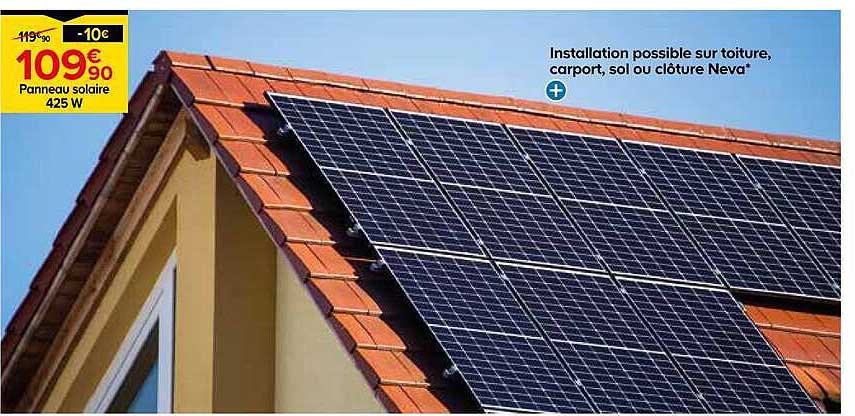 Panneau solaire 425 W