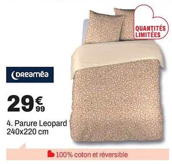 Parure Leopard 240x220 cm