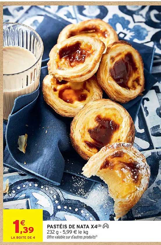 PASTÉIS DE NATA X4