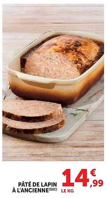 PÂTÉ DE LAPIN À L'ANCIENNE(3)(C)