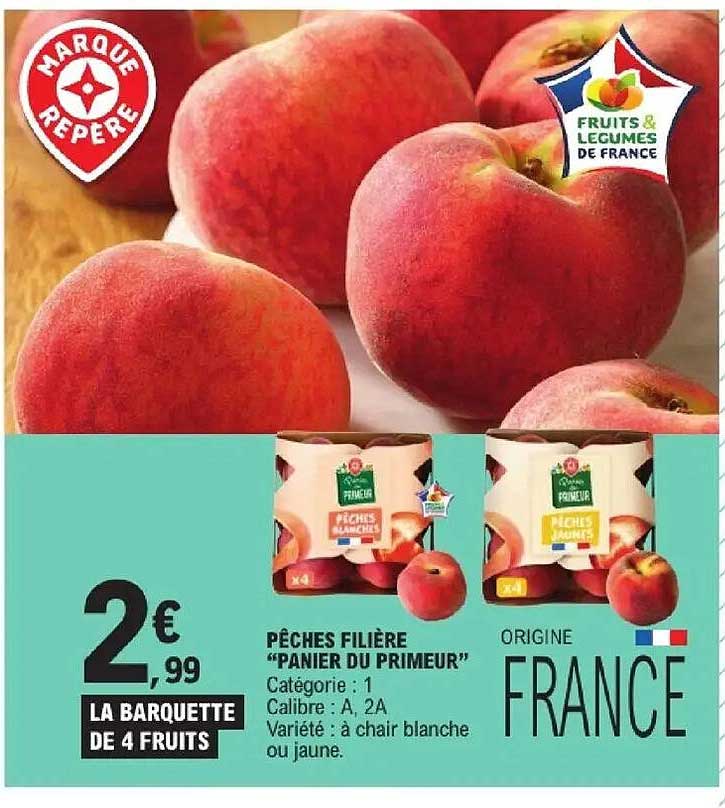 PÊCHES FILIÈRE “PANIER DU PRIMEUR”