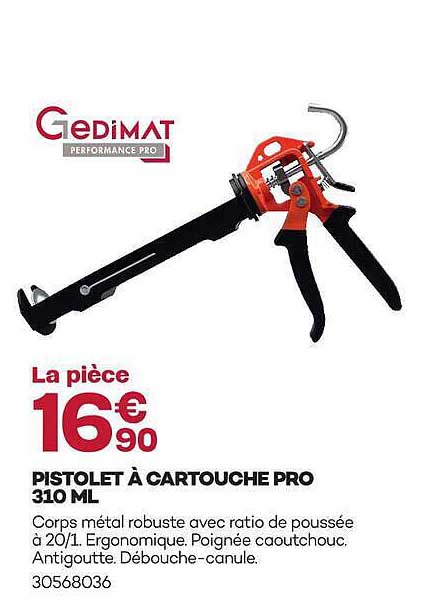 PISTOLET À CARTOUCHE PRO 310 ML