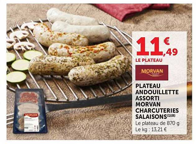 PLATEAU ANDOUILLETTE ASSORTI MORVAN CHARCUTERIES SALAISONS(1)(B)