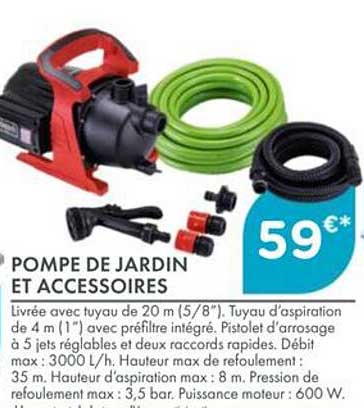 POMPE DE JARDIN ET ACCESSOIRES
