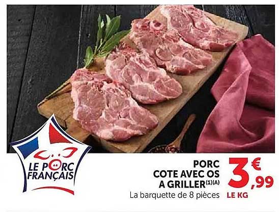 PORC COTE AVEC OS A GRILLER(1)(A)