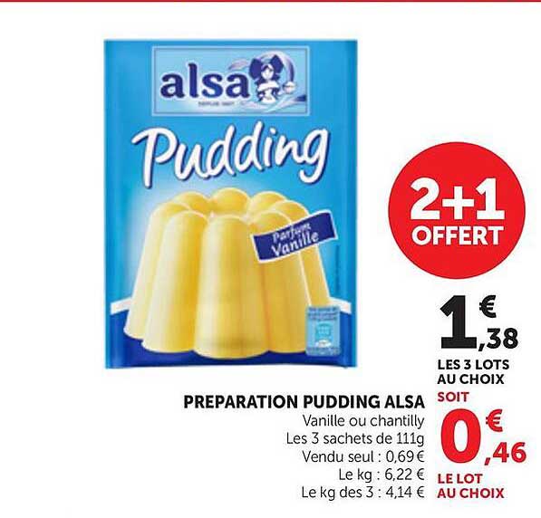 PREPARATION PUDDING ALSA