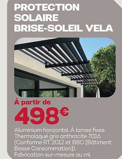 PROTECTION SOLAIRE BRISE-SOLEIL VELA