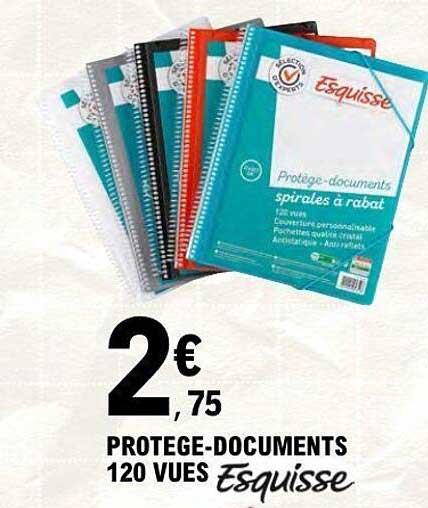 PROTEGE-DOCUMENTS 120 VUES Esquisse
