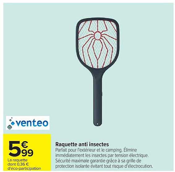 Raquette anti insectes