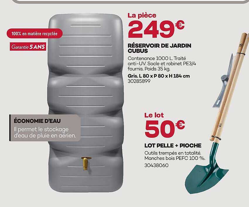 RÉSERVOIR DE JARDIN CUBUS