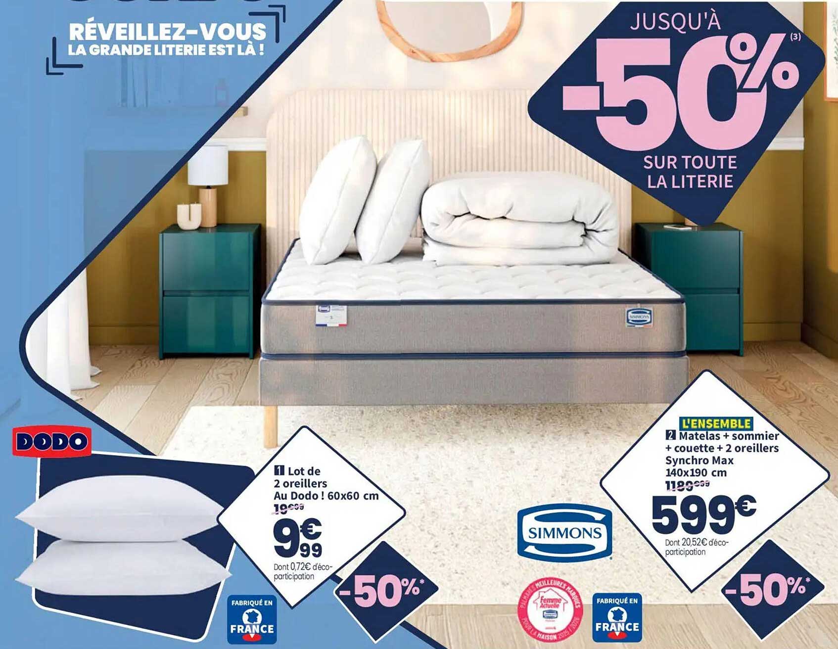 Réveillez-vous la grande literie est là !