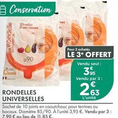RONDELLES UNIVERSELLES