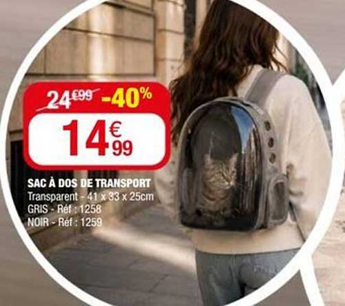 SAC À DOS DE TRANSPORT