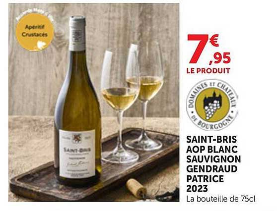 SAINT-BRIS AOP BLANC SAUVIGNON GENDRAUD PATRICE 2023
