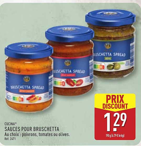 SAUCES POUR BRUSCHETTA