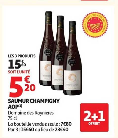 SAUMUR CHAMPIGNY AOP(1) Domaine des Raynières 75 cl