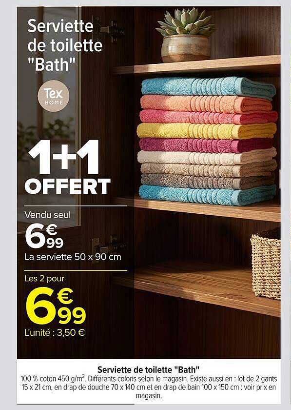 Serviette de toilette "Bath"