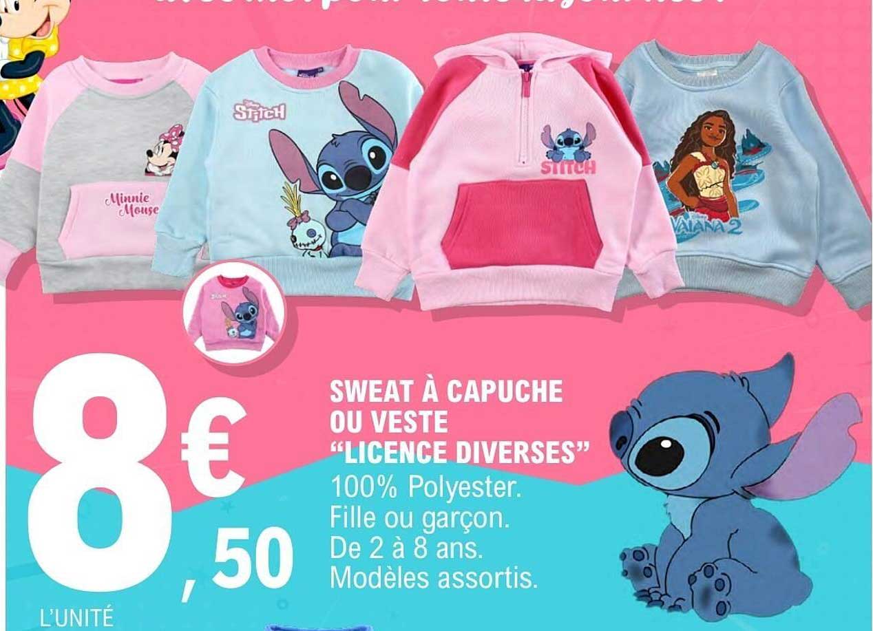SWEAT À CAPUCHE OU VESTE “LICENCE DIVERSES”