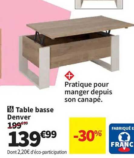 Table basse Denver