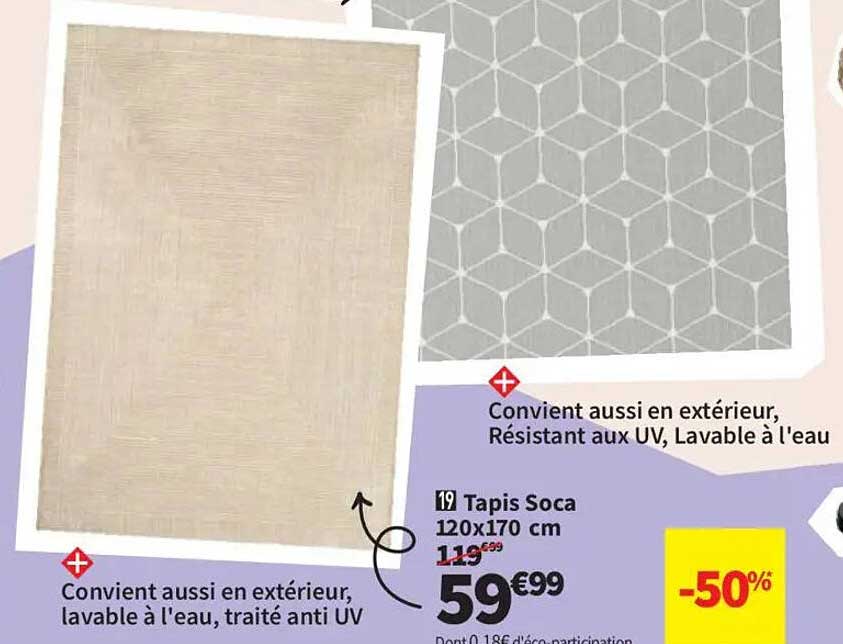 Tapis Soca 120x170 cm