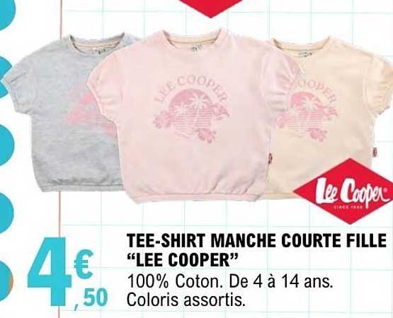 TEE-SHIRT MANCHE COURTE FILLE “LEE COOPER”