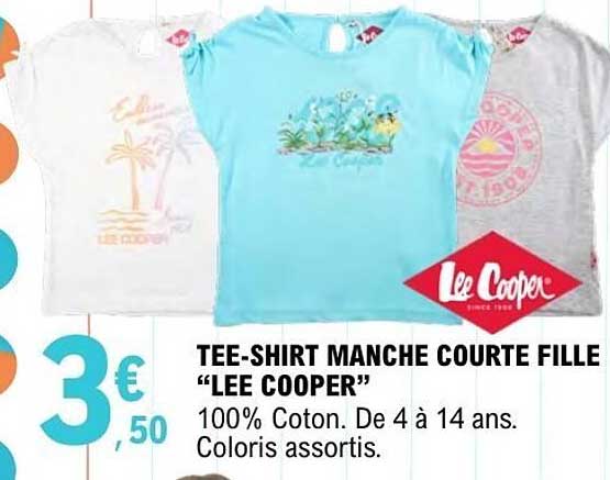 TEE-SHIRT MANCHE COURTE FILLE “LEE COOPER”
