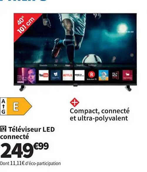 Téléviseur LED connecté