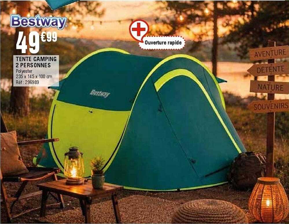 TENTE CAMPING 2 PERSONNES