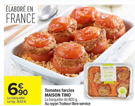 Tomates farcies MAISON TINO
