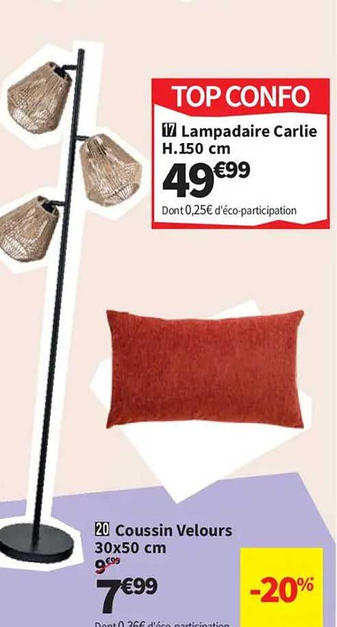 TOP CONFO Lamadaire Carlie H.150 cm