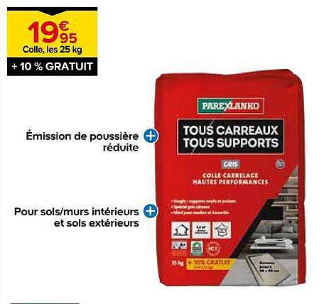 TOUS CARREAUX TOUS SUPPORTS