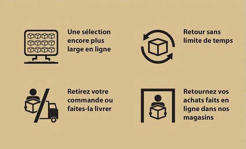 Une sélection encore plus large en ligne