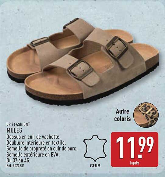 UP 2 FASHION® MULES