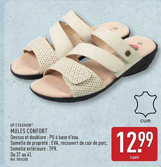 UP 2 FASHION® MULES CONFORT