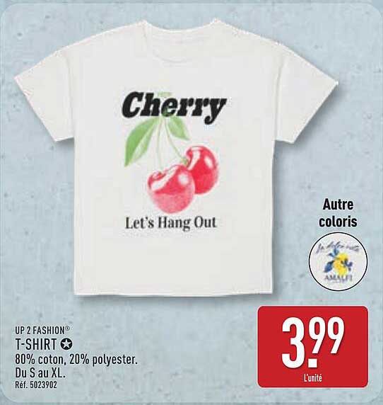 UP 2 FASHION® T-SHIRT Cherry Let’s Hang Out
